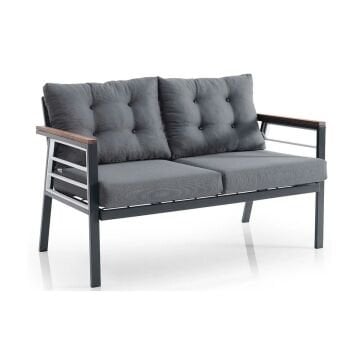 Byokuyan Praga 2'Li Balkon Veranda Teras Oturma Grubu