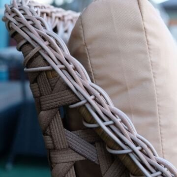 Byokuyan Akasya 2'li Bahçe Balkon Veranda Teras Rattan Oturma Grubu