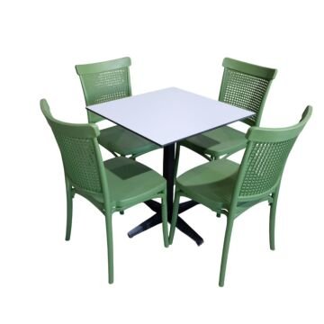 Byokuyan Lima 4+1 Cafe Restoran Otel Proje Kompakt Masa Takımı