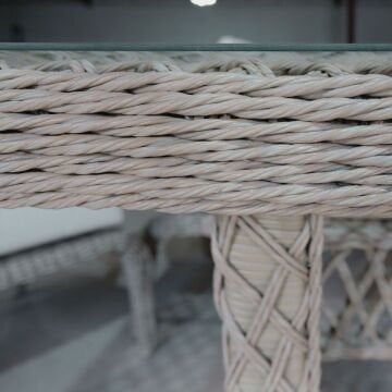 Byokuyan Alcatraz Bahçe Balkon Veranda Teras 3'Lü Rattan Oturma Grubu