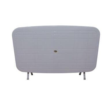 Byokuyan Premium Bahçe Balkon Veranda Teras Katlanır 90x150 Plastik Masa