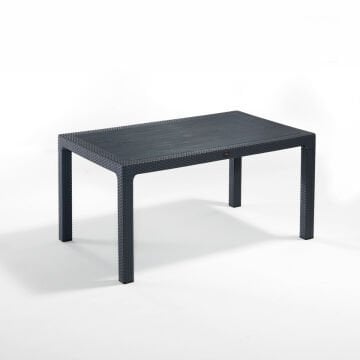 Byokuyan Mevsim Bahçe Balkon Veranda Teras Camsız 90x150 Masa