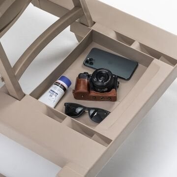 Byokuyan Royal Bahçe Balkon Veranda Teras Fileli Şezlong