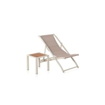 Byokuyan Daisy Bahçe Balkon Veranda Teras Fileli Şezlong