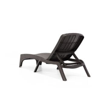 Byokuyan Roma Rattan Bahçe Balkon Veranda Teras Şezlong